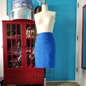 Brat Star royal blue knit pull on skirt